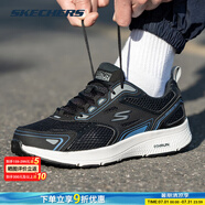 斯凱奇（Skechers）男鞋子 25夏季新款運(yùn)動(dòng)鞋網(wǎng)面透氣休閑鞋輕質(zhì)緩震訓(xùn)練百搭跑步鞋 熱售主推/黑色/藍(lán)色 41 (腳長(zhǎng)26cm)