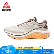 匹克【吳磊同款】態(tài)極舒跑4.0PRO跑鞋夏季新款厚底緩震慢跑透氣運(yùn)動(dòng)鞋 帆布白色/棕-男款 41