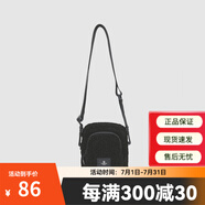 探路者（TOREAD）單肩包秋冬休閑日常包戶外搖粒絨挎包運(yùn)動(dòng)包男女通用 黑色 均碼