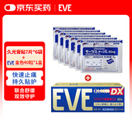 日本白兔EVE金色止疼藥 頭痛感冒發(fā)熱撲熱息痛甲流感冒用藥 升級版布洛芬40粒+久光貼7片裝*6包