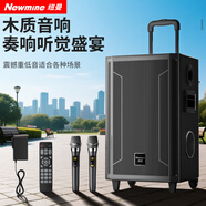 紐曼（Newmine）N530 12寸廣場舞藍(lán)牙音箱大功率戶外移動(dòng)便攜式拉桿家用K歌大音量無線音響超長續(xù)航雙麥 7喇叭