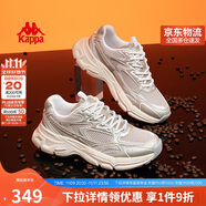 卡帕（Kappa）男鞋秋季運動鞋子男款厚底增高老爹鞋休閑跑步鞋男 仙人掌棕 40