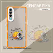 小寸心華為P30手機殼華為P30Pro天使眼華為P40全包軟硅膠防摔保護套新款鏡頭 華為P30【TS105舉起宇航員】