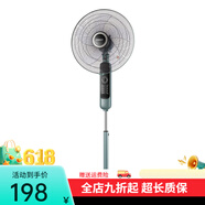永生（eosin）電風扇落地扇家用風扇大風強力立式節(jié)能省電搖頭靜音電扇宿舍 18寸【檸檬綠 帶定時】