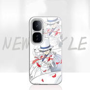 南風(fēng)臨 適用iqooneo10pro+手機殼Neo10Pro怪盜基德9Pro名偵探柯南9sPro磨砂彩銀殼9全包neo10防摔保護套 透白-怪盜基德A6 iqooneo10Pro+