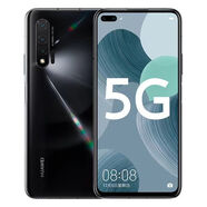 華為（HUAWEI）nova 6 麒麟990處理器6.57英寸60Hz刷新率4000萬像素4200mAh雙卡雙待超長待機學生校園老年備用機 亮黑色 原廠屏 指紋解鎖+面容識別 九九【新】x 8GB+2