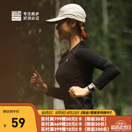 必邁（bmai）魔方速干長袖高彈力馬拉松跑步運動套頭衫柔軟吸濕長袖T恤 經典黑 M 女
