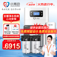 小激動雙罐軟水機(jī)家用2.8T/H大流量小型廚下式 全自動中央全屋凈水軟水系統(tǒng)套裝 軟化水除垢凈水器設(shè)備 心動套餐/適合3-6個用水點使用
