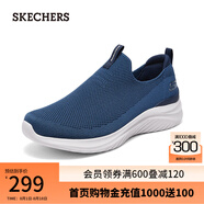 斯凱奇（Skechers）男士一腳蹬運動休閑鞋8790219 海軍藍色/NVY 43