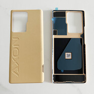 VYOPBC適用中興天機Axon30Ultra后蓋ZTEA2022P后殼外殼后玻璃鏡片鏡框 Axon30Ultra后蓋輕咖 素皮 配膠 外殼