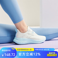 361°運(yùn)動(dòng)鞋女鞋2024年夏季新款網(wǎng)面透氣跑鞋Q彈減震跑步鞋女 【E韌】羽毛白/冰川藍(lán) 35