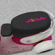 NQ2三輪車(chē)電動(dòng)車(chē)座套坐墊套腳墊防水防曬改裝飾配件大全專(zhuān)用 愛(ài)瑪NQ2專(zhuān)用【黑+愛(ài)瑪標0】座套F+寶寶坐a6