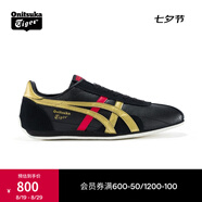 Onitsuka Tiger鬼塚虎男女鞋休閑鞋舒適透氣輕便慢跑鞋RUNSPARK 1183B480 黑色 36