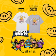 NPCX 陳偉豪 拾·陸周年限定 財(cái)神大頭印花索羅娜NP56TE87 梔子白 -7天內(nèi)發(fā)貨 M (建議120斤-140斤)