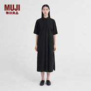 無(wú)印良品 MUJI IDEE 女式 套頭連衣裙 GA21CC2S 黑色 均碼