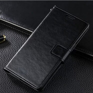 埠帝適用iphone6/6S手機(jī)殼蘋果8Plus保護(hù)套XR翻蓋Xs/X真皮皮套7P硅膠11/12男se女max全包13/14pro防摔1 黑色 iPhone 4s