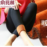 俞兆林2025春秋季韓版女裝外穿加絨打底褲修身顯瘦內搭小腳鉛筆長(cháng)褲 皮標款 加絨 M 碼(70-85斤)