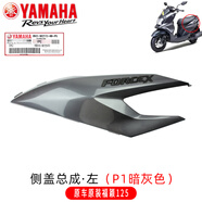 福穎JYM125T-2D全車殼頭罩燈箱擋泥面板前圍側(cè)蓋皓月灰外殼 福穎125 左側(cè)蓋總成暗灰色(原裝帶防偽標) BV
