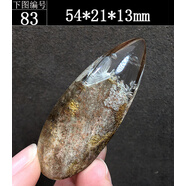 雅帝閣天然水晶綠幽靈彩幽靈雕刻內(nèi)雕吊墜鳳凰龍九尾狐風景飾品情侶同款 83