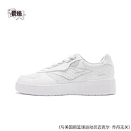 喬丹（QIAODAN）喬丹低幫板鞋男2025夏革面防水耐磨輕便緩震情侶板鞋KM33240510C 喬丹白/淡灰  42