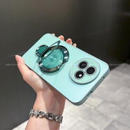 BINFITE磁吸支架適用紅米k80至尊版手機殼Redmik80全包防摔保護套k80pro新款自帶鏡頭膜小米k80超薄散熱高 磁吸支架飛天青炫彩鏡頭磨砂 紅米K80至尊版