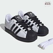 阿迪達(dá)斯 （adidas）三葉草板鞋男女黑白貝殼鞋JI3538JI0124 JI0124 36