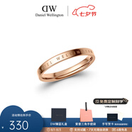 丹尼爾惠靈頓（DanielWellington）dw戒指女男 經(jīng)典玫瑰金情侶對(duì)戒 七夕情人節(jié)禮物送女友男生禮物 52號(hào) DW00400017 玫瑰金