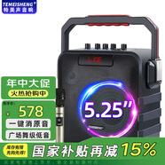 TEMEISHENG特美聲音響SL05-26廣場舞戶外音響K歌唱歌家用演出大功率便攜式手提藍(lán)牙音箱美聲話筒移動手提音箱 SL05-26單話筒+歌曲U盤