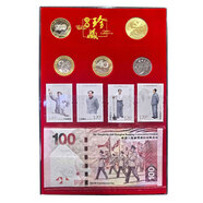 好藏天下 2015年中國人民抗戰(zhàn)勝利70年紀(jì)念幣  抗戰(zhàn)70紀(jì)念幣幣 抗戰(zhàn)閱兵郵幣鈔組合