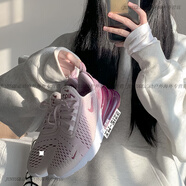 耐克（NIKE）Air Max 270男女大氣墊跑鞋AH6789 943345 AH6789-601女子白粉  36 有增高效果