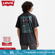 Levi's【商場同款】李維斯男士短袖T恤 黑色 XS