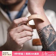 馬登福叔 美式復古925純銀簡(jiǎn)約長(cháng)款項鏈男女阿美咔嘰潮流百搭工裝吊墜配飾 原色（單只）