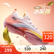 安踏（ANTA）【迪溫琴佐同款瞬息1】氮科技籃球鞋男低幫運動(dòng)鞋 水蜜桃-5 39 (男6.5碼)