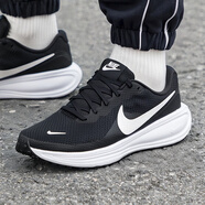 耐克（NIKE）跑鞋男鞋 2025夏季新款革命8透氣網(wǎng)面運(yùn)動(dòng)鞋低幫休閑鞋減震跑步鞋 革命8/黑白 42 (內(nèi)長(zhǎng)265mm)