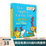 英文原版 蘇斯博士啟蒙紙板 Dr. Seuss 低幼兒童基礎(chǔ)感官聲音與耳朵英語(yǔ)閱讀啟蒙讀物紙板書(shū) 撕不爛 Fox In Socks經(jīng)典紙板 綠山墻 Ten Apples Up on Top 紙板書(shū) 綠