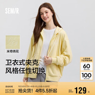森馬迪士尼米奇家族合作外套女連帽寬松2025春季繡花夾克109125108001