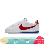 耐克（NIKE）男鞋CORTEZ復(fù)古經(jīng)典皮面白紅阿甘鞋休閑跑步鞋運動鞋女鞋 807471-103 白紅勾 36