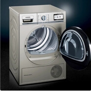 西門(mén)子（SIEMENS）/西門(mén)子 WM16Y8891W9公斤德國原裝進(jìn)口家用變頻滾筒洗衣機 流沙金WM16Y8891W