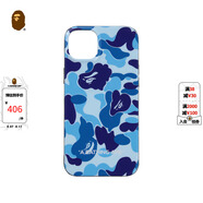 BAPE配飾字母圖案iPhone14plus手機(jī)殼182016J 藍(lán)色BLX