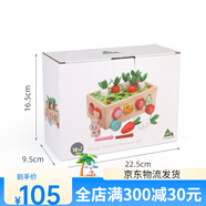 大手牽小手熱門兒童益智玩具農(nóng)場果園形狀積木配對抓蟲拔蘿卜智力 農(nóng)場果園智力車(英文版)