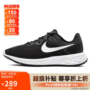 耐克NIKE女跑步鞋REVOLUTION6運動鞋DC3729-003黑白36