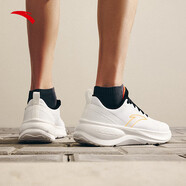 安踏（ANTA）飛悅丨跑步鞋男鞋2025冬季新款網(wǎng)面透氣輕便舒適運動(dòng)鞋跑鞋男 紙莎白-3 44 (270mm)