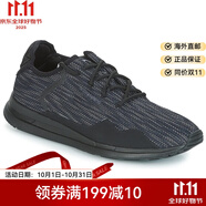 Le coq sportif/樂(lè)卡克 男鞋運(yùn)動(dòng)板鞋舒適系帶低幫鞋 黑色春秋1820159 黑色 39