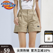 dickies短褲 女式個(gè)性潮酷大褲兜背帶短褲下裝短褲10297 沙色 26