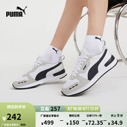 彪馬（PUMA）【復古跑鞋】緩震透氣薄底鞋休閑鞋男女運動鞋R78 373117 白-淺灰-黑色-02 40.5
