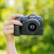 佳能（Canon）r8全畫(huà)幅微單相機 6k超采樣vlog視頻高速輕量專(zhuān)微相機 EOS R8數碼相機 R8+24-50套機+黑色底座 官方標配【加購下單享驚喜福利  詳詢(xún)客服】