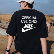 耐克（NIKE）短袖男裝2025夏季新款舒適休閑寬松排汗透氣運(yùn)動跑步男士t恤 HJ0775-010黑色 XL