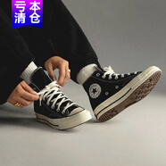 匡威（Converse）帆布鞋男鞋女鞋2024經(jīng)典常青款A(yù)ll Star學(xué)生情侶高幫運動鞋休閑鞋 162050C 1970S黑色高幫 41
