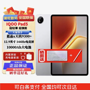 iQOOPAD5 全新正品 藍(lán)晶天璣9300+立體散熱系統(tǒng) 超感電競(jìng) 下單送豪禮 銀翼 8GB+128GB WIFI
