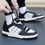 阿迪達(dá)斯 （adidas）男鞋女鞋子 春秋季新款運(yùn)動鞋滑板鞋小白鞋復(fù)古時尚潮流休閑鞋 一號黑/沙棕/白 43